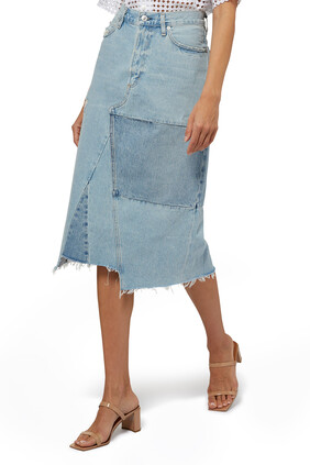 Bria Reworked Midi Skirt